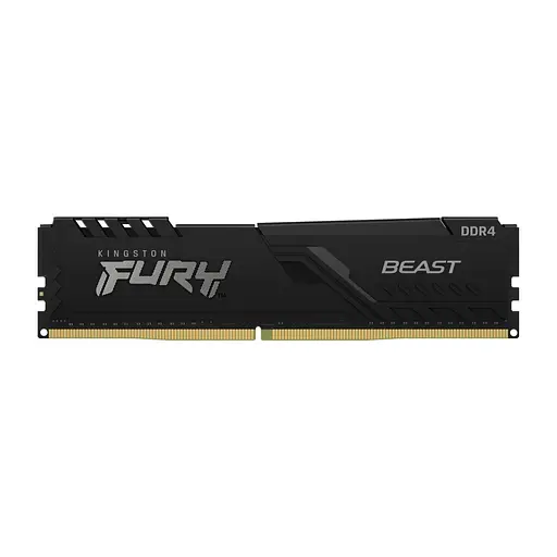 Модуль пам'яті для комп'ютера DDR4 8GB 2666 MHz Fury Beast Black Kingston Fury (ex.HyperX) (KF426C16BB/8) - фото 2