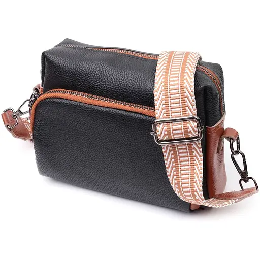 Кожаная женская сумка Vintage 22х15х9 см sum0026542 - фото 1