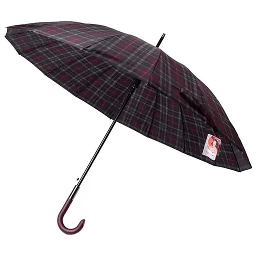 Парасоля-тростина Yiwu HP-23-4R напівавтомат складна 117 см червона - фото 1