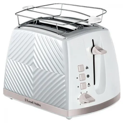 Тостер Russell Hobbs Groove White 26391-56 - фото 4