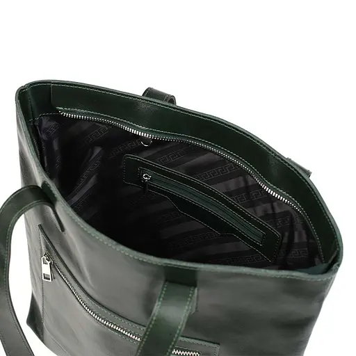 Кожаная женская сумка LIMARY 37х33х8 см sum0026410 - фото 5