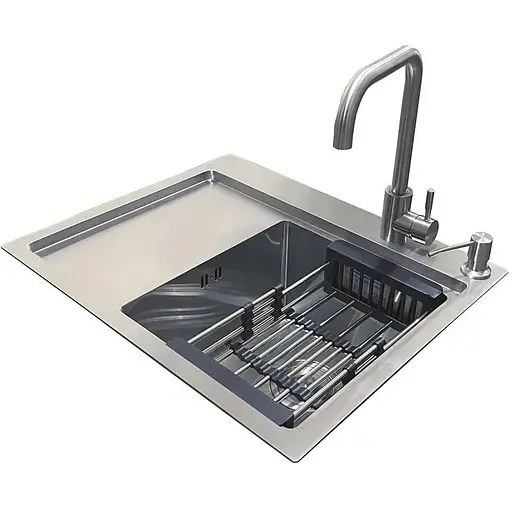 Комплект мийка + змішувач Romzha Caravela 58R (B) - фото 1