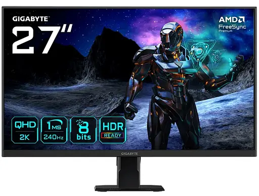 Монітор 27" Gigabyte GS27Q X Gaming Monitor QHD IPS 250Hz (GS27Q X Gaming Monitor) - фото 1