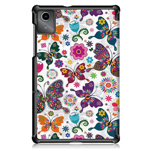 Чехол HardPrinted с рисунком Lenovo Tab M11 2024 TB330 TB331 Бабочки - фото 3