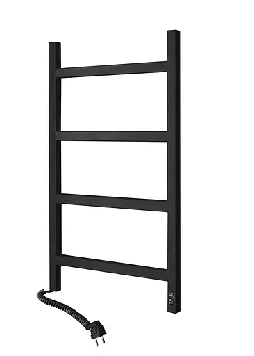 Електрична рушникосушка Navin Nordic 500x800 Sensor сталь, ліва, чорний муар 12-212033-4860, Чорний матовий, Ліве, Електронний - фото 2