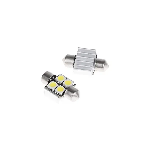 Лампа Brille автомобильная светодиодная LED SV8.5 CW Festoon 31 мм 12 В - фото 3