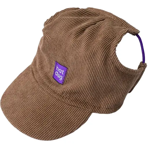 Кепка Hat-Dog 5/XL вельвет капучино з регульованою затяжкою 384 - фото 1