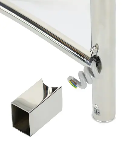 Комплект прихованого підключення для рушникосушки Mario під профільний стояк - фото 2