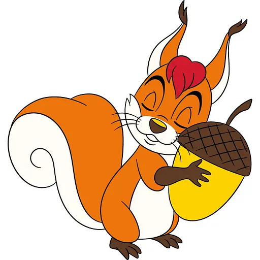 Детская раскраска ArtCraft Рыжая белочка 25х30 см (15114-AC)