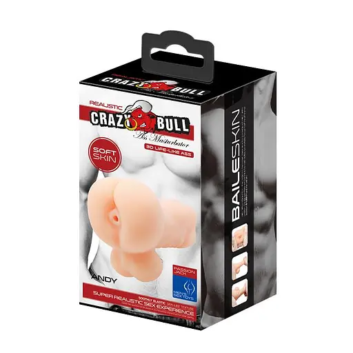 Мастурбатор Crazy Bull Andy (телесный) - фото 7