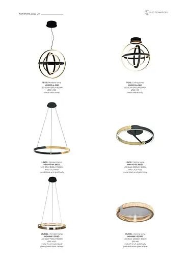 Люстра TESS MX9203-4-3BD Zuma Line - фото 2