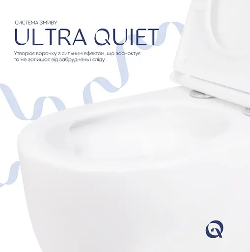 Унитаз подвесной Qtap Taurus Ultra Quiet, с сиденьем Slim Duroplast/Soft-close/Quick Release QT2433084EUQW - фото 4