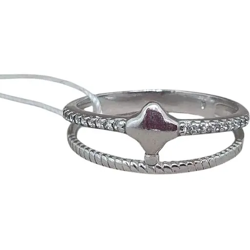 Серебряное кольцо Агни ЗЕНИТ с фианитами. 1220/1Р-CZ 17
