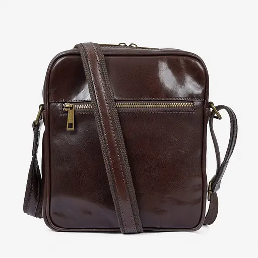 Шкіряна чоловіча сумка VIRGINIA CONTI 22х24х5 см sum0023788 - фото 1