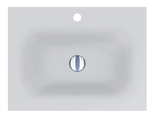 Умивальник Miraggio Jessel 600 mirasoft 0001088, Білий матовий - фото 3