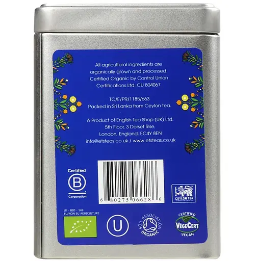 Чай черный English Tea Shop Earl Grey органический 100 г - фото 2