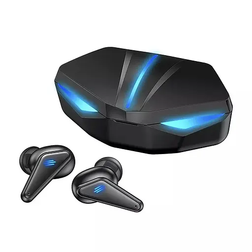 Ігрові водонепроникні bluetooth навушники TWS K55 з LED підсвічуванням Геймерські бездротові навушники