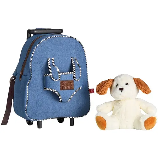 Рюкзак на колесах Perletti Toys Duff Dog джинсовий (P13034) - фото 6