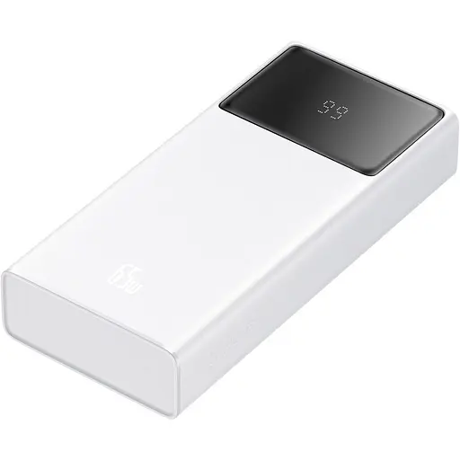 Зовнішній акумулятор Baseus Star-Lord Digital Display 20000mAh 65W White (P10022906213-00) [117956] - фото 2