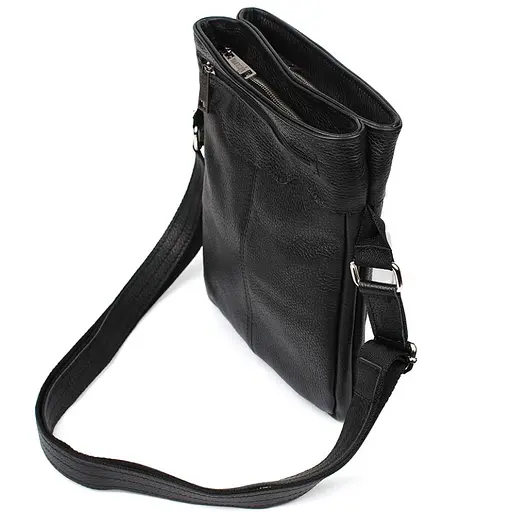 Кожаная мужская сумка через плечо TARWA 26х23х4 см sum0025899 - фото 5
