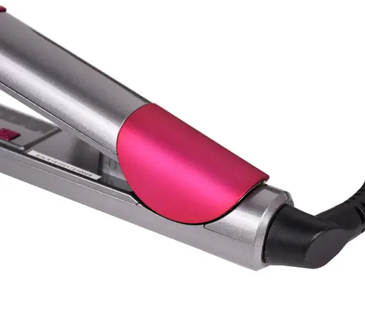 Випрямляч DSP Hair Style з кератиновим покриттям цифрове регулювання 5 режимів Сріблястий - фото 3