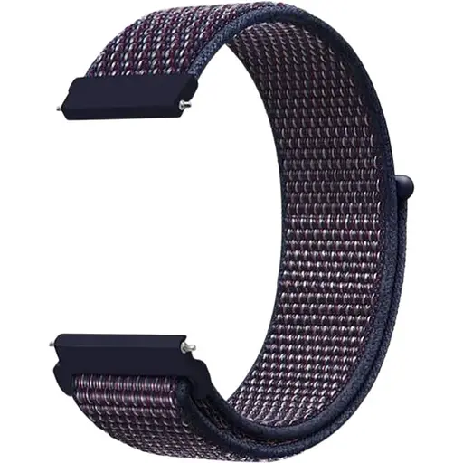 Ремешок DK CDK для Garmin Forerunner 255 / 255 Music 22mm Nylon Sport Loop (012416) (indigo)