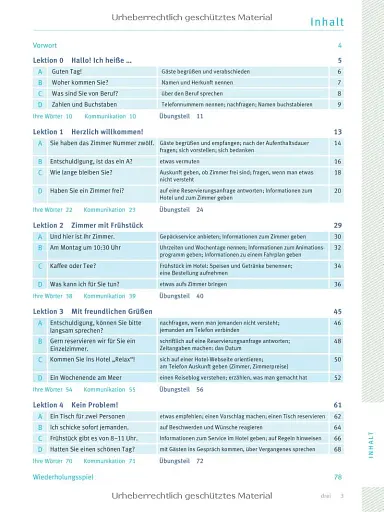 Menschen im Beruf. Tourismus A1. Kursbuch + CD - фото 3