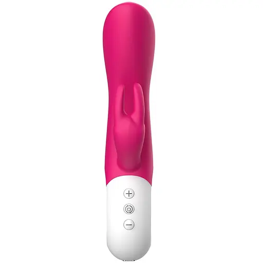 Вібратор-кролик Liebe Pleasure Toys Mighty Rechargeable Rabbit 21.5 см (рожевий) - фото 6