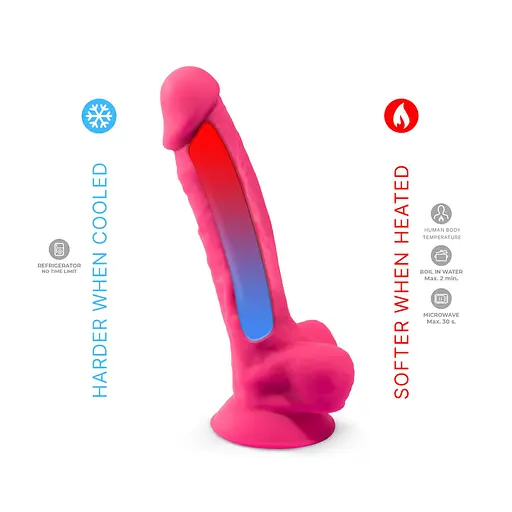 Вибратор Silexd Dildo Model 1 Size 8" LRS, 20 см (розовый) - фото 9