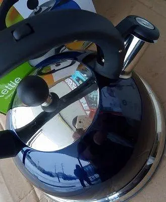 Якісний металевий чайник зі свистком з нержавіючої сталі для газової плити А-Плюс чайник нержавійка - фото 4