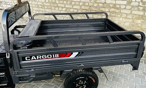 Грузовой электроскутер-самосвал трехколесный CROSSER Cargo 18" (1500W, 72V, 58Ah) Серый - фото 5