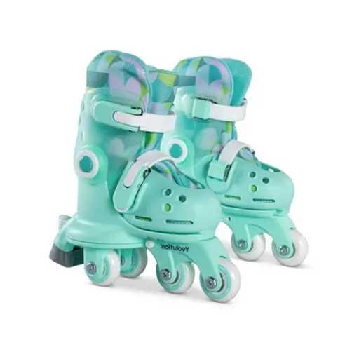 Детские раздвижные ролики Twista Yvolution YR25G4 размер 24-28 салатовый - фото 1