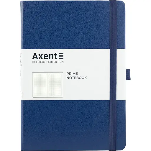 Книга записная Axent Partner Prime клетка 145x210 мм 96 листов синяя (8305-02-A)