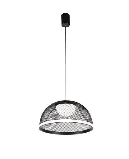 Підвісна світлодіодна люстра 2567/400 (Чорний) з пультом дистанційного керування