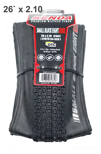 Покришка складна велосипедна Kenda Small Block Eight Elite K1047 26х2.10 напівслік корд 60 TPI (G0001350) - фото 4