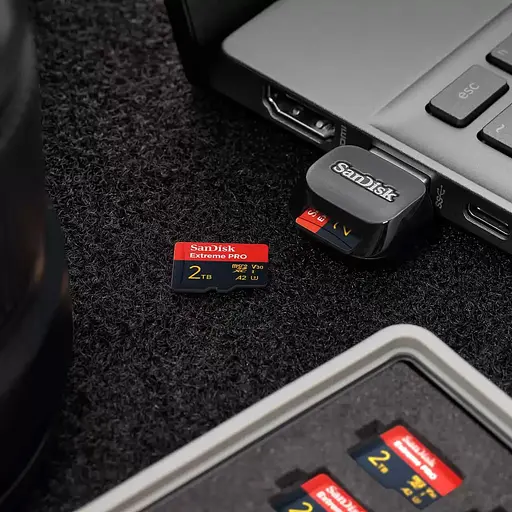 SanDisk 2TB Extreme PRO microSDXC UHS-I Card with Adapter, EAN: 619659209032 - фото 2