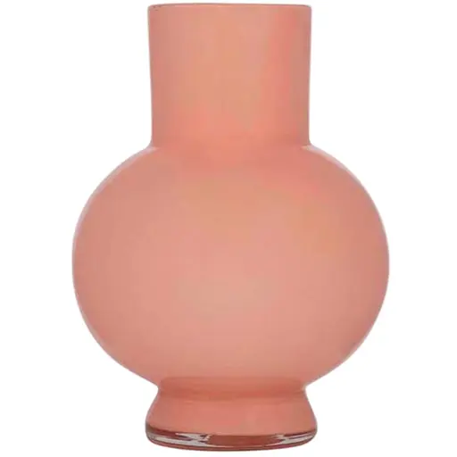 Ваза Lefard Xebora Pink стеклянная 26х20 см (804-157) - фото 1