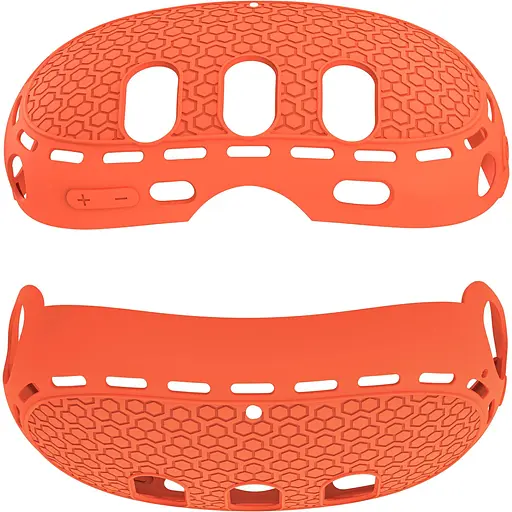 Чохол для VR-окулярів GINWDAY Silicone VR Shell Protective для Meta Quest 3 Orange [139304] - фото 2
