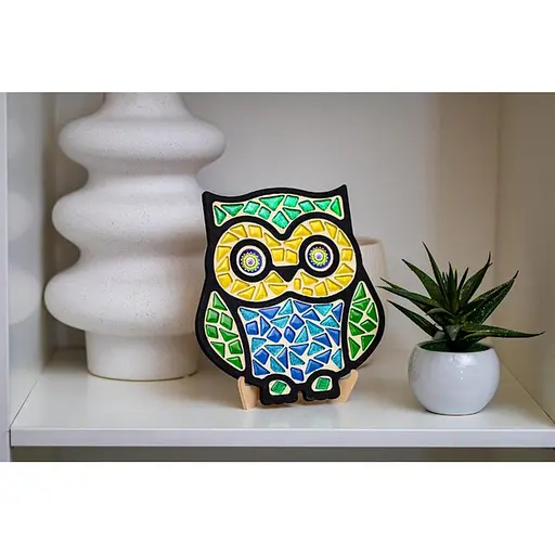 Дитячий набір для творчості кришталева мозаїка "Сова" Mosaaro MA2004 - фото 4