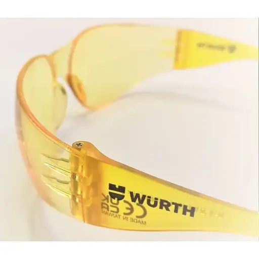 Окуляри захисні Wurth Standart AS/NZS1337-PC жовті (0899103122) - фото 4