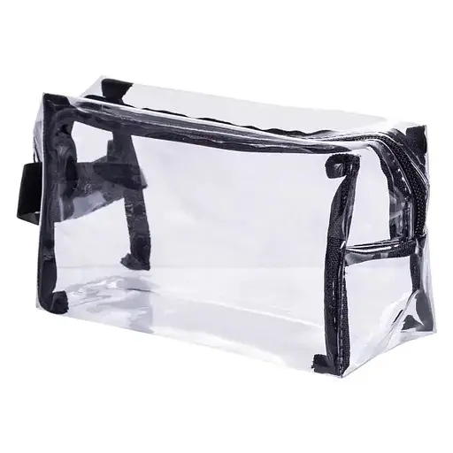 Набір косметичок Yiwu HP-16-6K, 23х14.5х17 см / 18х8х10.5 см водонепроникні 2 шт. прозорі - фото 4