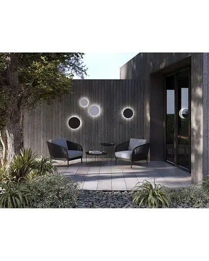 Світильник вуличний настінний Nowodvorski 11568 Aria LED L 1x12W 3000K 750Lm IP54 чорний - фото 5