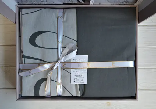 Постільна білизна Alfeo Anthracite Ранфорс First Choice pbe0051027 - фото 3