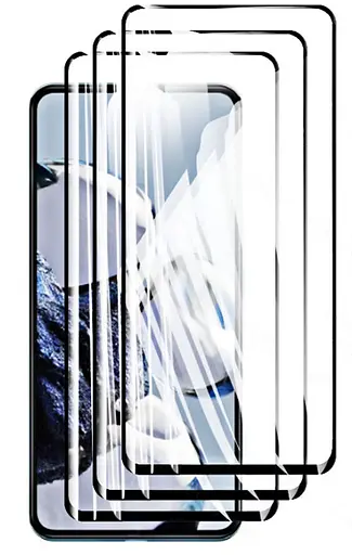 Защитное стекло DK для Tecno Spark 20 Pro+ 3D Full Glue 018453 black 3 шт. - фото 3