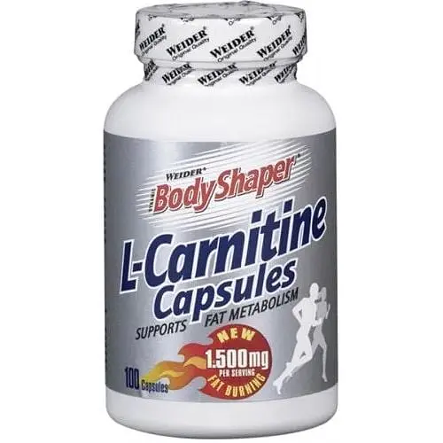 Жироспалювач Weider L-Carnitine Capsules, 100 капсул
