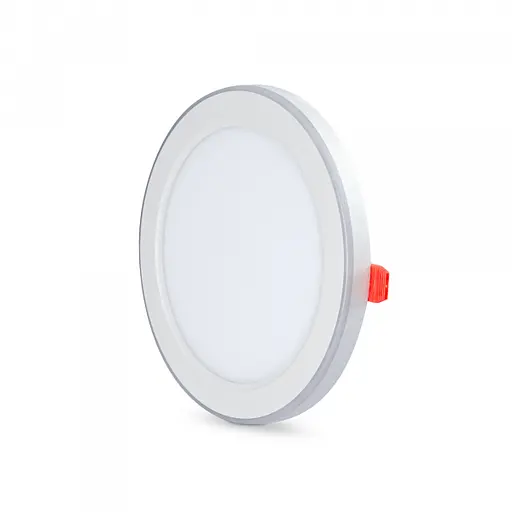 LED світильник вбудований з декоративною підсвіткою VIDEX DL4R 12W+4W 5000K+2700K 220V - фото 2