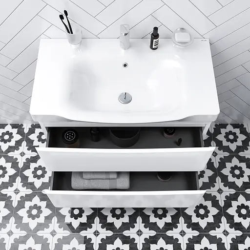 Тумба подвесная AM.PM Like 80 см с умывальником (M80-FHX0802-WC0802-38) - фото 3