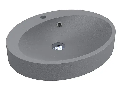Умивальник Miraggio Devon mirastone gray 0000993, Сірий - фото 2