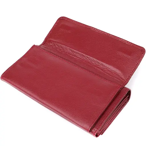 Женский кошелек с карманом для телефона из натуральной кожи ST Leather 19х10х3 см acs0029692 - фото 9