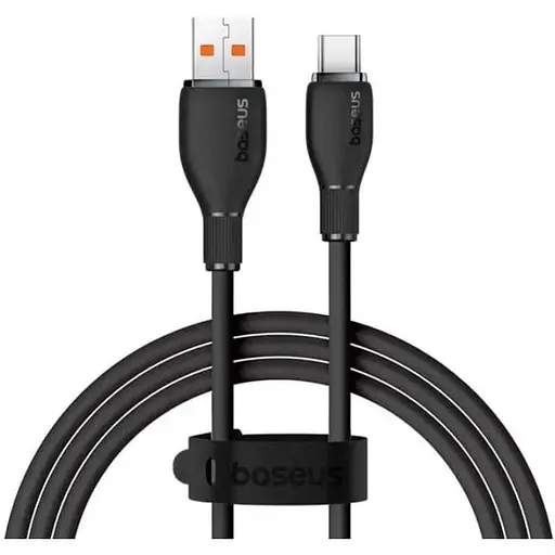 Кабель Baseus Pudding Series Fast Charging Cable USB to Type-C 100W 1,2 м Cluster Черный - фото 1